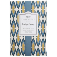 Greenleaf Indigo Suede Large Sachet