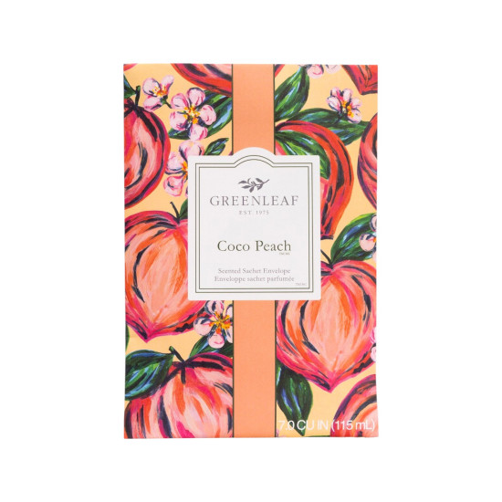 Greenleaf Coco Peach Large Sachet Greenleaf Coco Peach Large Sachet