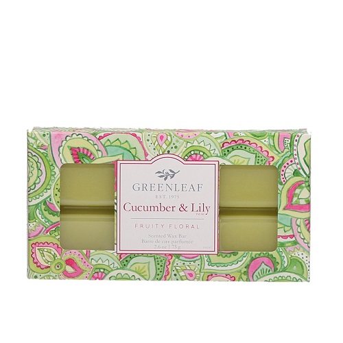 Greenleaf Cucumber & Lily Wax Bar